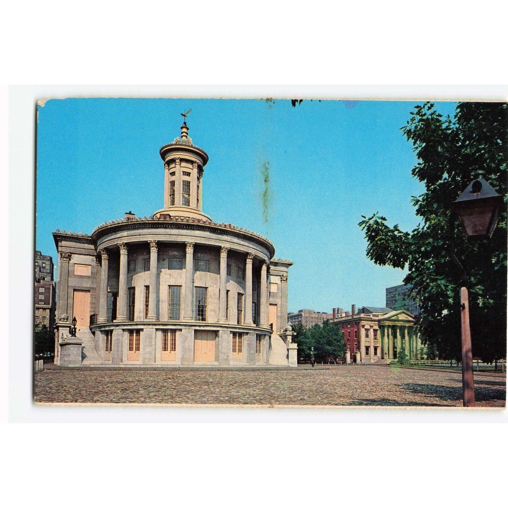Vintage Philadelphia Exchange First Bank US Postcard Independence Park PA VG